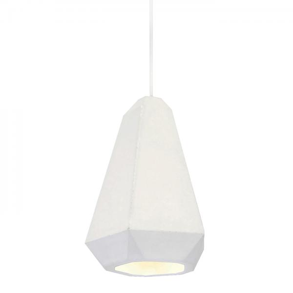 Portland Plaster Modern Ceiling Light Fixture Portland Pendant Light White Plaster